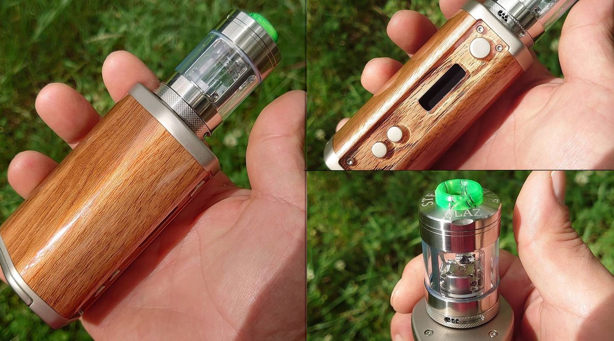 vafflecom's tweet photo. How is this wooden device with green drip for you ? 

Get the chance for free vape by registering
in #VaffleAPP with invite code 318895618>https://t.co/hA2u4zAvw3

#vape #vapejapan #電子タバコ #vape好き #vapedevices #mod #drips #atomizers #tank #boxmod #vapeviral https://t.co/POmoxKuaZu