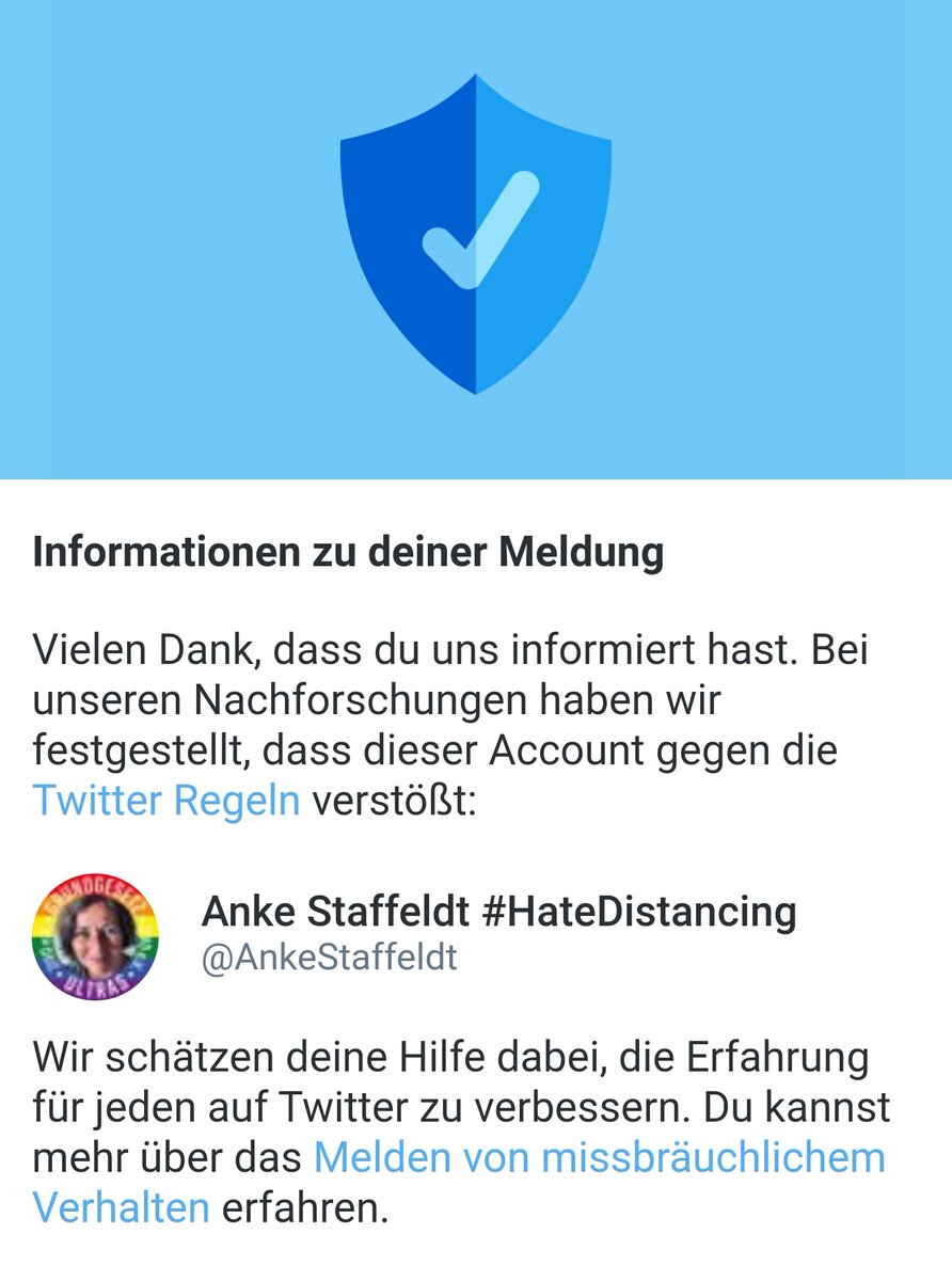 LLumpen's tweet photo. #HetzlichenDank @AnkeStaffeldt #LINXSTINX #DeplatformHate #HateDistancing https://t.co/Dbz0Co7ifP