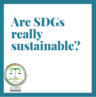 AgricoltureF's tweet photo. Did you remember the last webinar with Paolo Groppo?Elisabetta Basile brought out an interesting topic: are Sustainable Development Goals really
sustainable? What’s your opinion about it? Let us know leaving a comment here! https://t.co/XO6TVKgTmG
