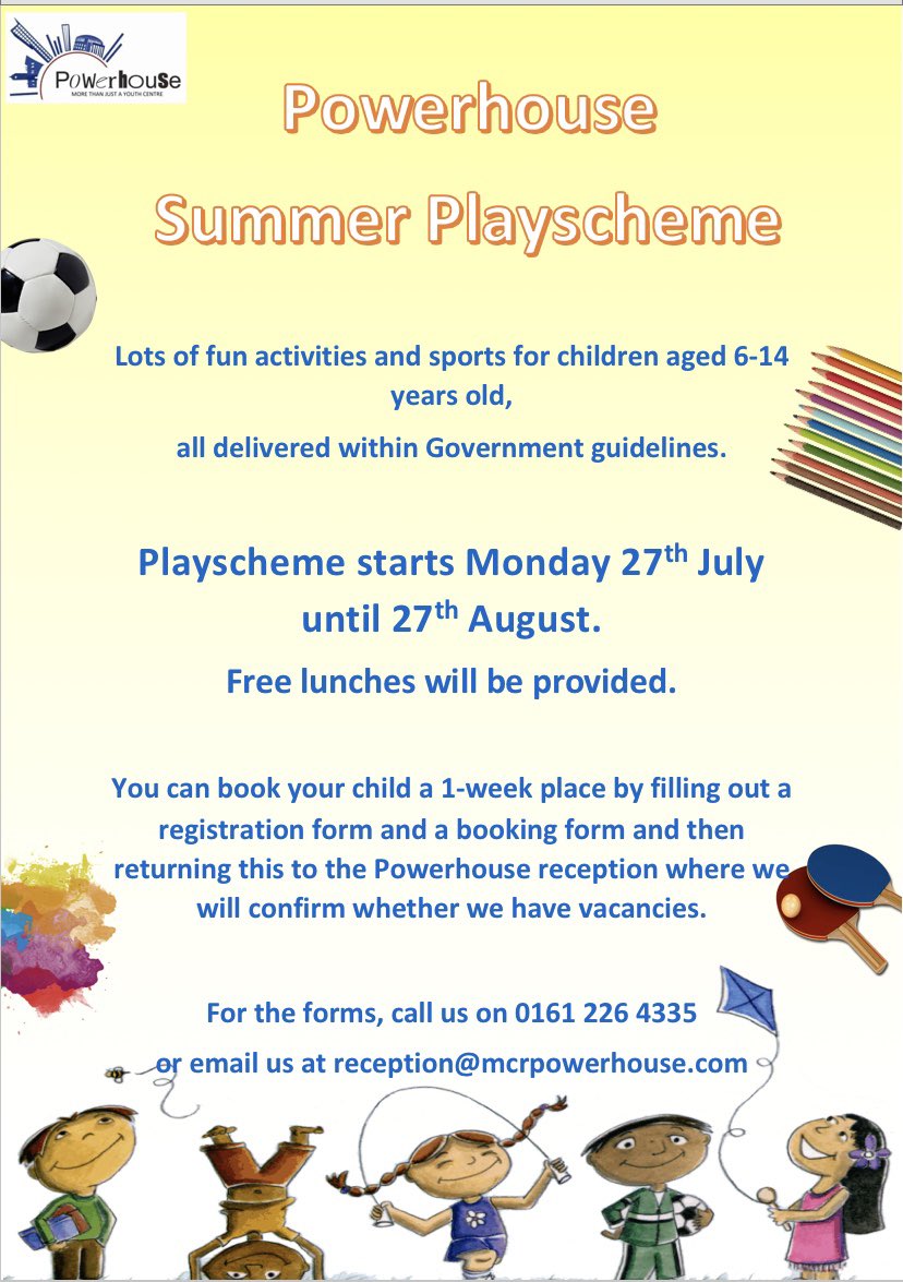msmpowerhouse's tweet photo. Today is the start of our first week of playscheme 😀 we still have spaces left and your child could start today. Tap our poster ⬇️ for our contact details and request a form 📋 https://t.co/oByZiWS2hs
