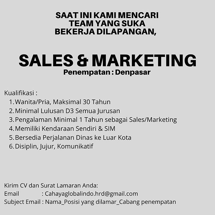 Loker Home Care Denpasar