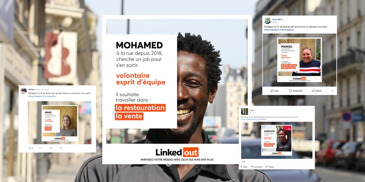 « Comment fait-on pour redonner à ceux qui n’ont plus rien [...] les réseaux dont ils ont besoin pour rebondir ? ». Zoom sur #LinkedOut, un dispositif de @R_Entourage qui aide les personnes en situation d’exclusion à retrouver du lien social. bit.ly/2OQqxzx