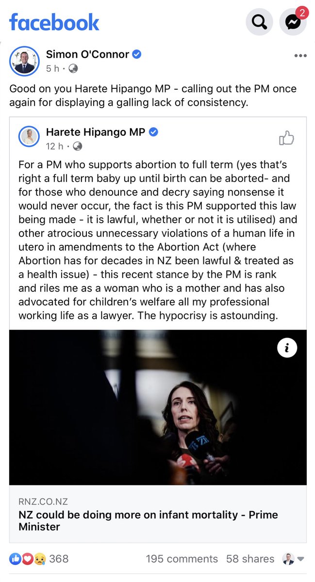 You think National can’t go much lower? Well you’re wrong.

These TWO National MP’s are showing they are the lowest of the low. 

Using abortion, or using those who may choose to, or have to have an abortion, to make disgusting points that are unrelated to this story is gross.