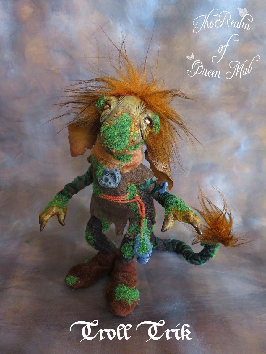 Ellenweor's tweet photo. My last work. Littles dolls.
#fantasycreature #Poseabledoll #fantasydoll #handmadedoll #Fantasycharacter #Froudian #artdoll #fimoart #Faerie #faerieart #Fae #polymerclay #handmadeart #dollmaker #cutethings #littlecute #troll https://t.co/WMRKVewU8j
