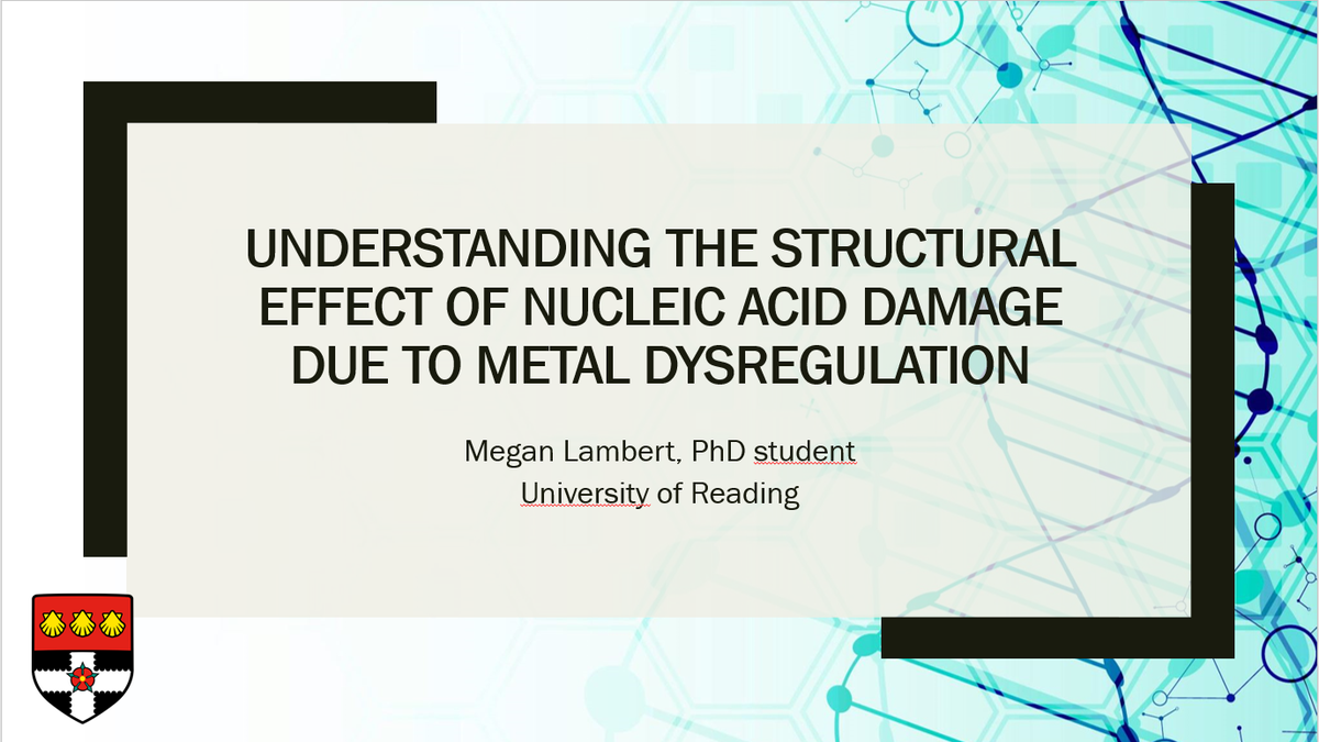 On the occasion of the  #NAF2020  #RSCPoster session, I’m going to present results from my PhD project “Understanding the structural effect of nucleic acid damage due to metal dysregulation” underneath this tweet ↓ so let’s go  #Crystallography  #CD 1/29