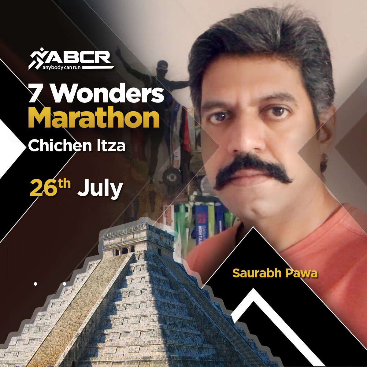 SaurabhPawa's tweet photo. 21st Kargil Vijay Diwas
Proud to be an Indian ..
21.1kms | 105mins | HR 159 | VO2 max 49 | Pace 4:59 | Anaerobic 4.3 | Afternoon Hot & Humid Run
26th July -2020 - Chichén Itzá - Mexico ✅
7 Half Marathons in 7 Weeks ✅
#21YearsOfKargil
#VijayDiwas
#KargilVijayDivas https://t.co/Axisfzfpf2
