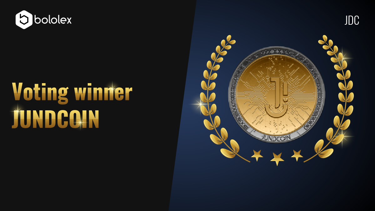 bololexcom's tweet photo. #VOTING IS OVER AND WE HAVE A WINNER ‼️
          
Let’s congratulate @JundCoin 🥳👏
We will list @jundcoin within 3 days and distribute the airdrop 🤩
   
How many #JDCs do you think you will get? 
Write down in the comments 👇 https://t.co/WI2GDzU065