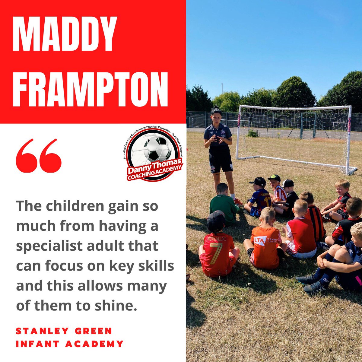 Excited for another week of DTCA soccer school at Poole high🌟
#Poolehigh #DTCA