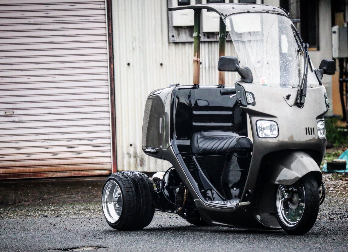 ☆実動！ ホンダ ジャイロX 4スト 走行2.4万km 元法人車両 ミニカー