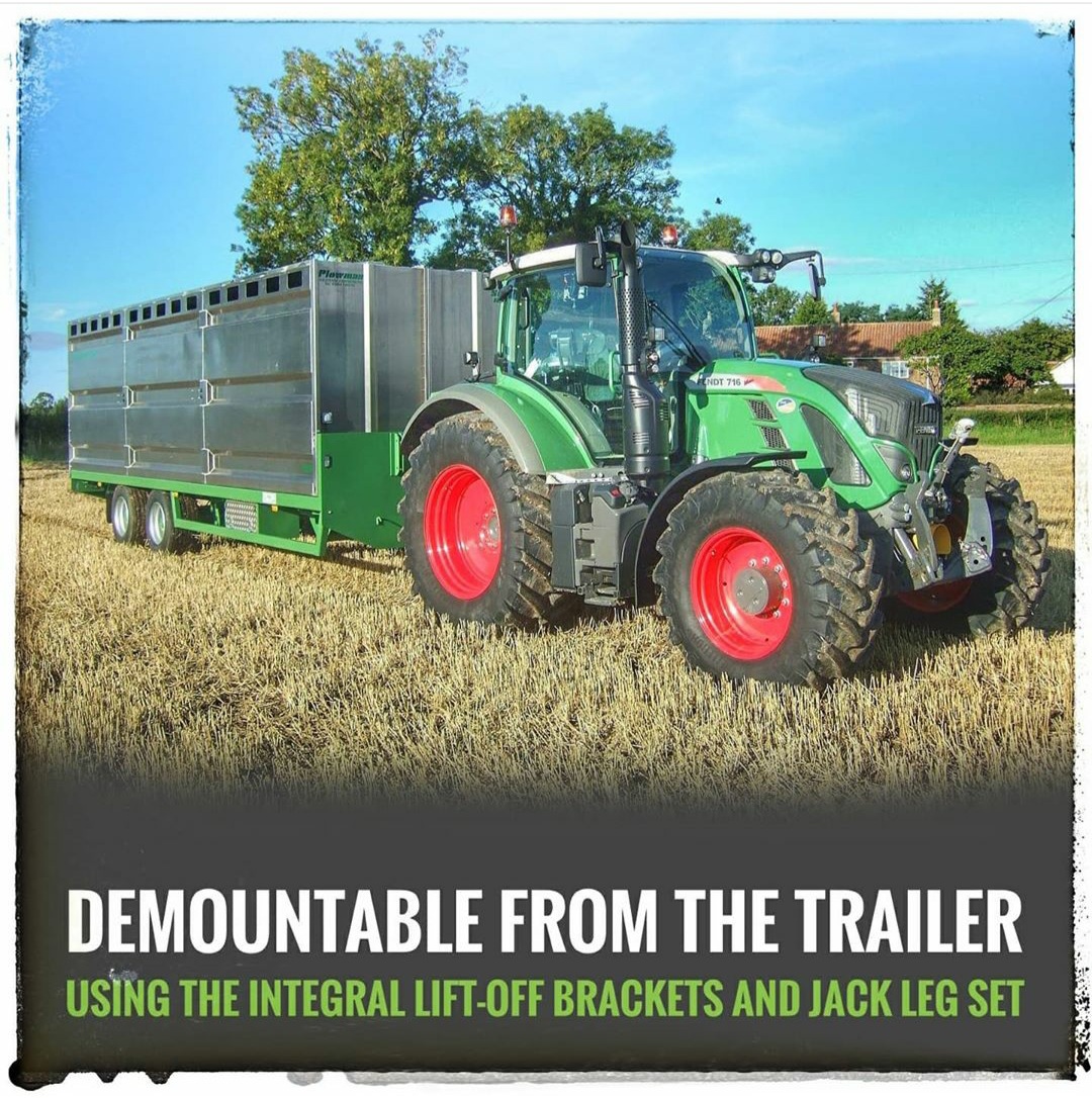 Stainestrailers's tweet photo. #Livestock box trailers -available with a variety of options and upgrades.
Customers can either opt to supply their own box or have us price up a new build, with box lengths ranging from 18ft to 33ft, available in either single or two deck configurations.
#stainestrailers #Cattle https://t.co/iep1Njy56T