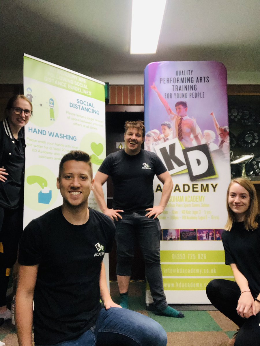 KD_Academy's tweet photo. We can’t believe it ! We are back in the studio teaching our safe and socially distanced summer school !! We are absolutely buzzing and excited to see our students again !! #safe #summer #teaching #arts https://t.co/MSZDylOQQW