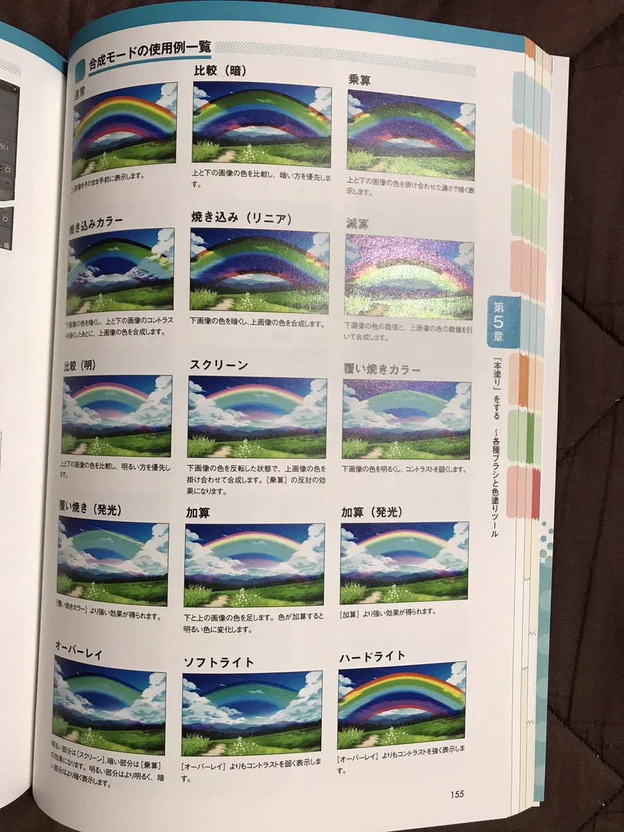 クリスタ使いさん必見！知りたかった合成モードの使用例一覧！