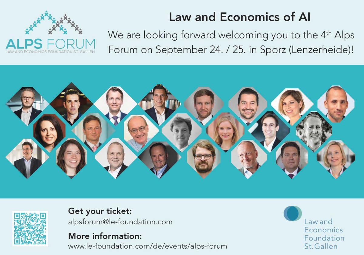 capnovum's tweet photo. Delighted that #NiclasNilsson is part of the #expert speaker team at the 4th Alps Forum 2020 on the discussion around "Law and Economics of AI"
#AlpsForum #LawandEconomics #AI #ArtificialIntelligence #KI #KünstlicheIntelligenz #HSG #RegTech #Fintech #NiclasNilsson #Capnovum https://t.co/dklbXFOsbK