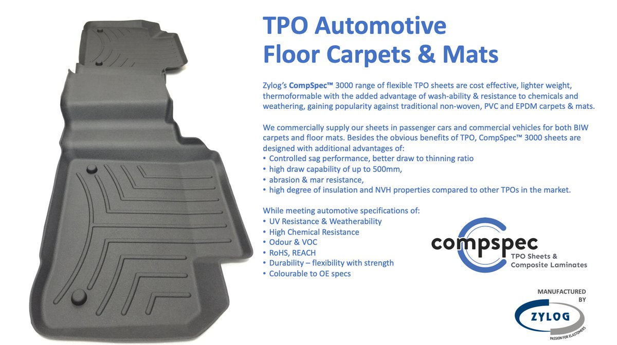 elastocomp's tweet photo. #TPO #Automotive #automotivefloorcarpets #Compsec #Zylog2.0 #Madeinindia #AatmaNirbharBharat https://t.co/TkMujt7fF2