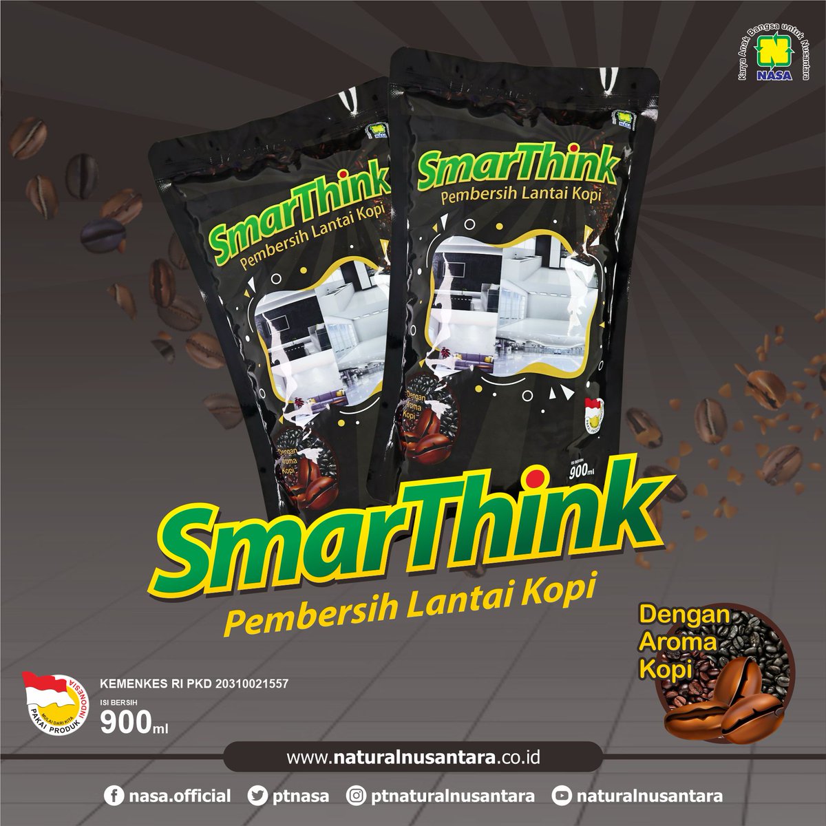 ptnasa's tweet photo. Berfungsi sebagai penghilang aroma tak sedap (toilet, dapur, kandang hewan,dll). Dapat digunakan pada tipe lantai jenis apapun. Dengan aroma yang khas membuat ruangan menjadi lebih santai dan tenang

#smarthink #ptnasa https://t.co/dtwak7APlg