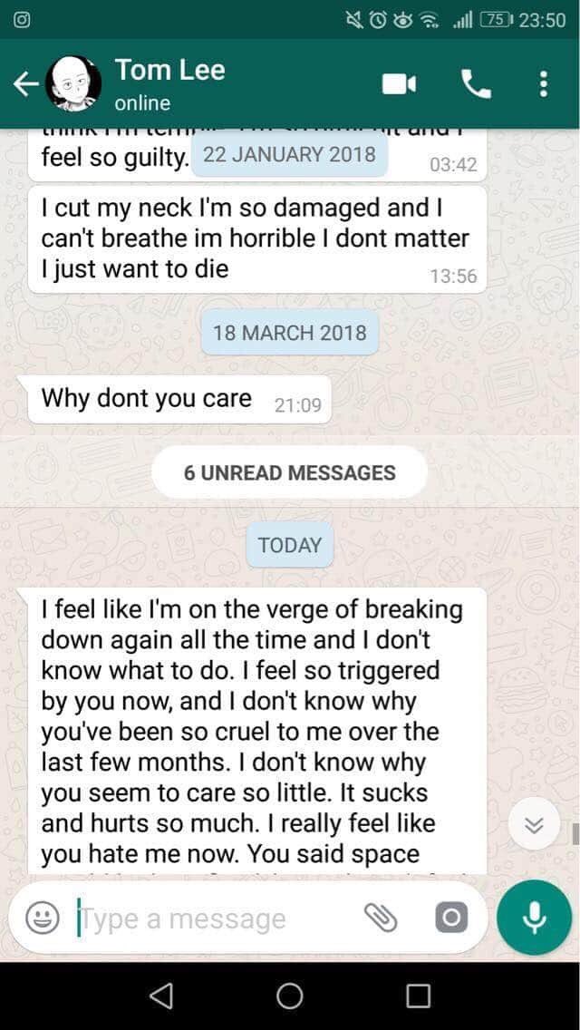 These are not my screenshots, they’re from one of the other woman who’s given me permission to share (1/2)