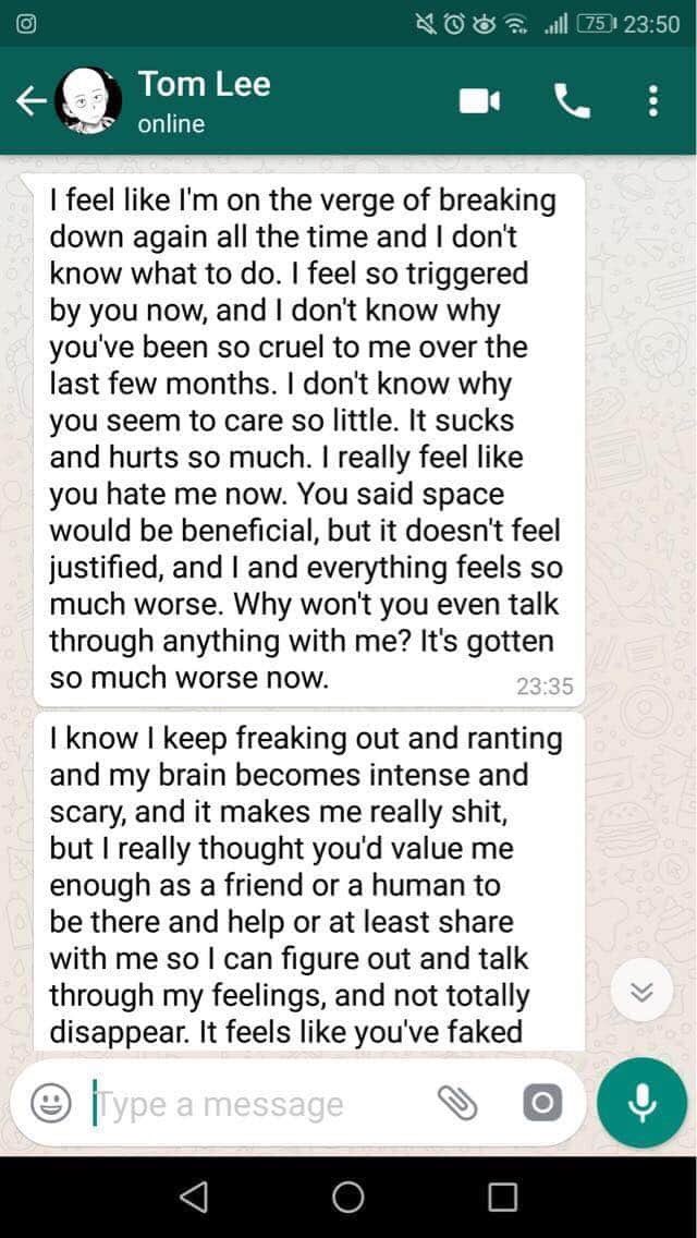 These are not my screenshots, they’re from one of the other woman who’s given me permission to share (1/2)