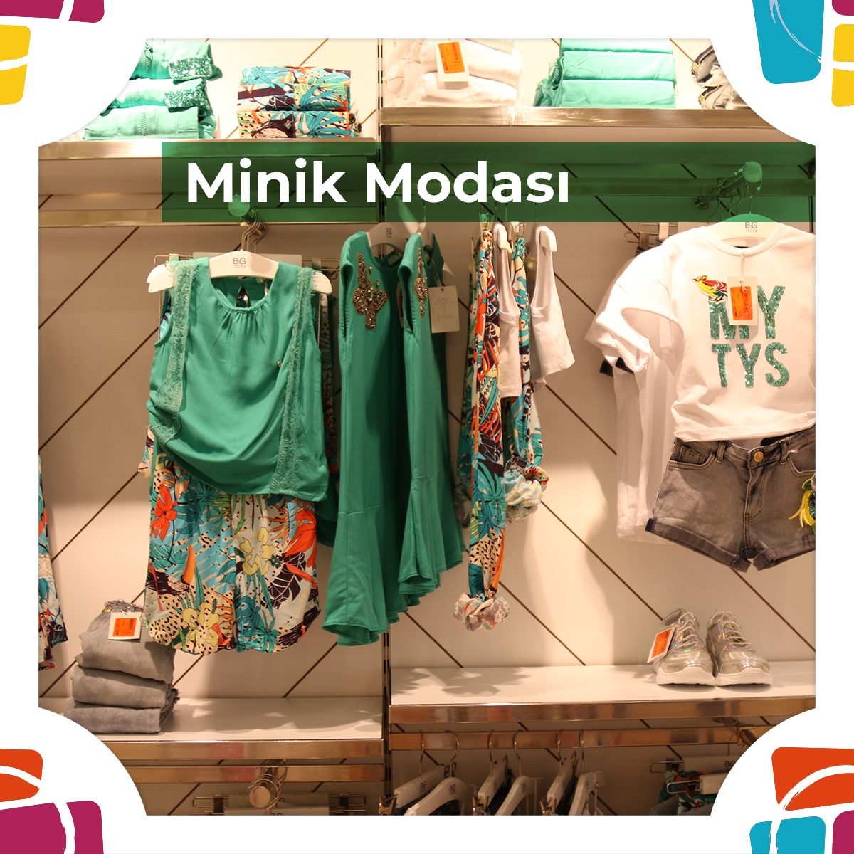 onetower_avm's tweet photo. Miniklerin hem rahatlığını hem de şık görünümünü destekleyen parçalar One Tower Avm B&amp;G Store Mağazasında. 🥰
Renklerin cıvıltısıyla çocuklar çok daha şık. 🥳
@bgstore_tr
.
.
#OneTower #OneTowerAVM #bgstore #çocukgiyim #alışveriş #moda #trend #yaşam #alışverişmerkezi #ankara https://t.co/8t7TgrB3NV