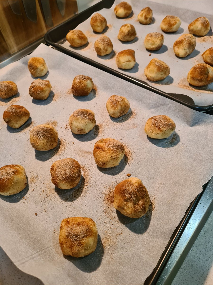 MiaReadsBooks's tweet image. #isobaking Day: IDEFK 🤷

I'm trying the American classic cookie, #snickerdoodles...
