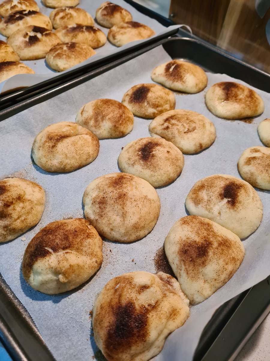 MiaReadsBooks's tweet image. #isobaking Day: IDEFK 🤷

I'm trying the American classic cookie, #snickerdoodles...