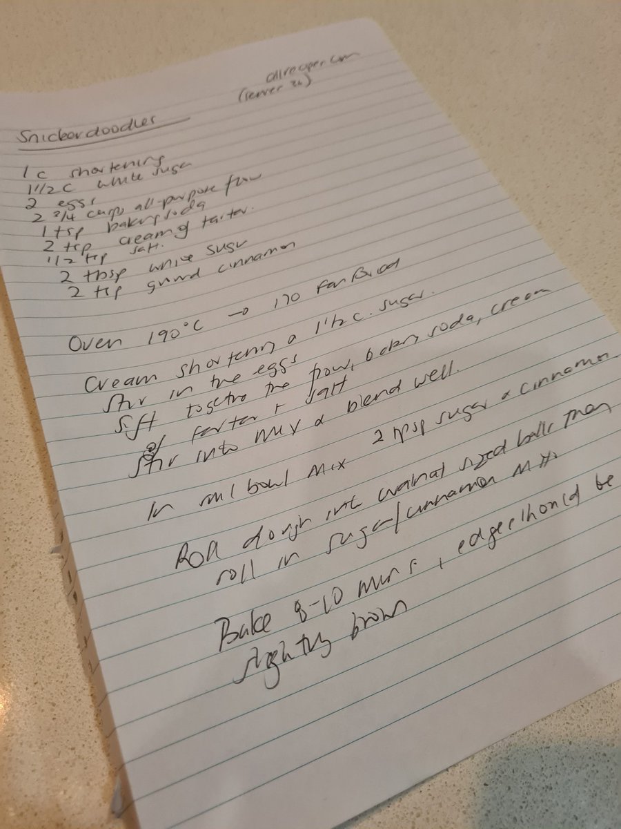 MiaReadsBooks's tweet image. #isobaking Day: IDEFK 🤷

I'm trying the American classic cookie, #snickerdoodles...
