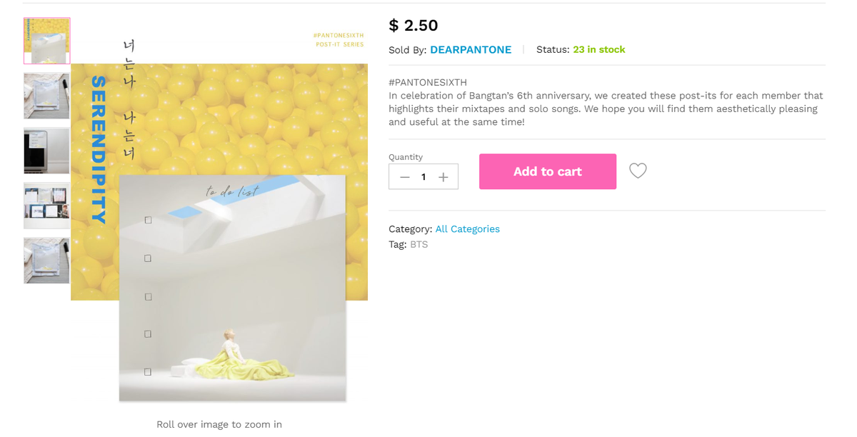 dearpantone's tweet photo. We have also restocked SERENDIPITY post its! 23 remaining 🪟🎈 (we will not be restocking after this) 

🔗 https://t.co/nXvouUdHFt https://t.co/C18tHjOfWI