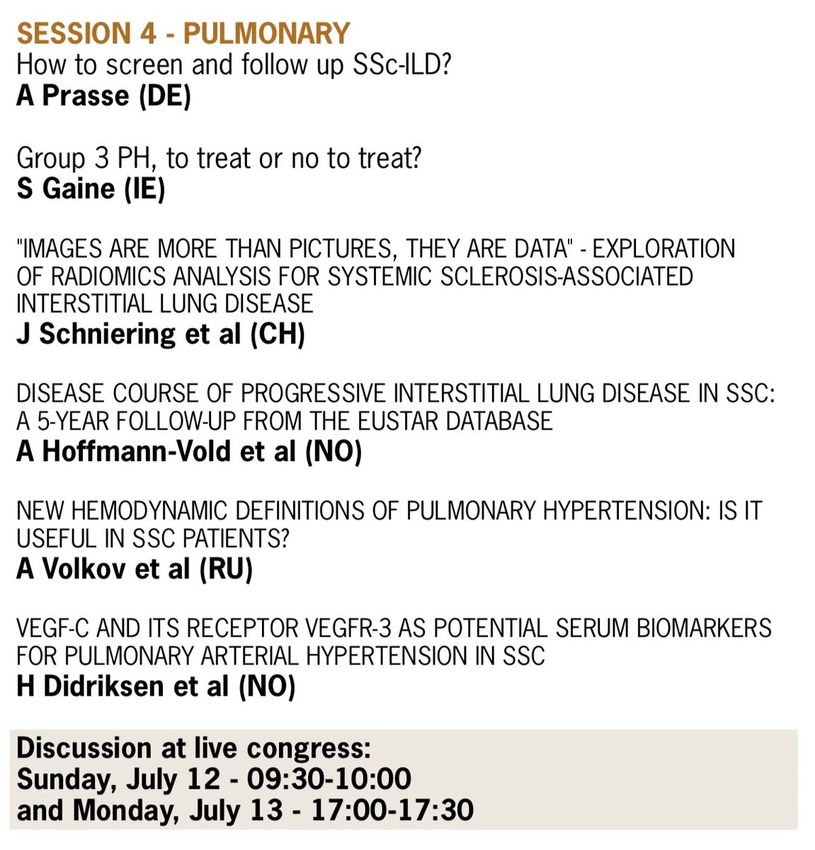 Worldsclerofnd's tweet photo. #wsc20 pulmonary session!! 👉 available on demand until December 2020 @hoffmann_vold @EUSTAR_org @Worldsclerofnd https://t.co/xa8Vwk1e82 https://t.co/VRDHf2iHo7