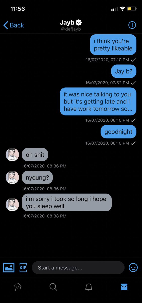 [52] that he completely forgot to respond to jinyoung