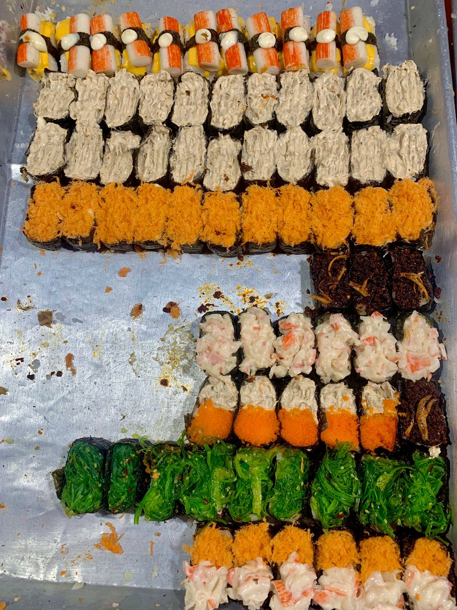  DownTown (Depan Pahlawan Mall)- Dekat sini kene rasa sushi Sangat sedap ! - Pelbagai jenis sushi ada dan cepat habis. - Dimsum pun ada pelbagai pilihan dan sedap . - Air buah jambu batu ni pun sedap. Kene cuba. All RECOMENDED