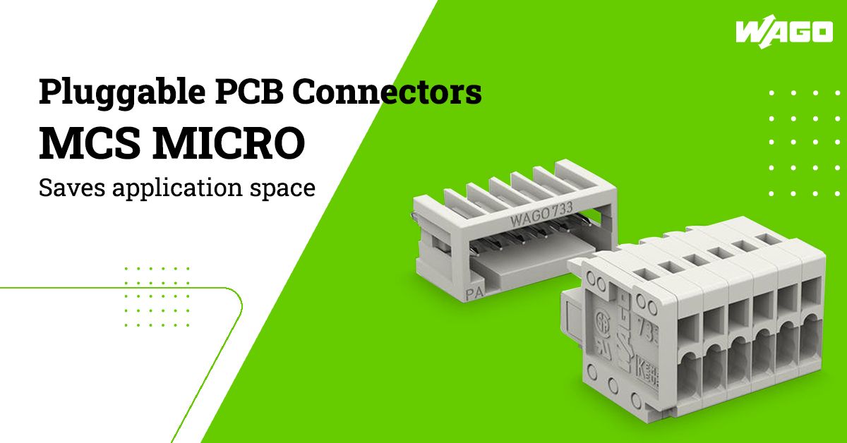 WAGOIndia's tweet photo. WAGO's smallest MCS MICRO Connector offers 2.5 mm pin spacing and is designed for applications where space is at a premium. To know more click: https://t.co/WcqCuMLBKo
#MCS #TerminalBlocks #MultiConnection #Connection #Connectors #Solution #WAGO #WAGOIndia https://t.co/Vew0R0XI1N