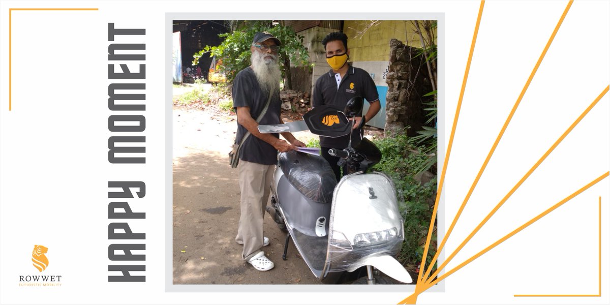 RowwetMobility's tweet photo. In this pandemic also, customer's safety & comfort are of prime importance for us. We happily take the effort to deliver the e-bike to their residence too ! #switchtorowwet #SmartRide #SwitchToElectric #switchtorowwet #bikelife #rowwetmobility #ebikelovers #homedelivery https://t.co/jFe9nU8bEF