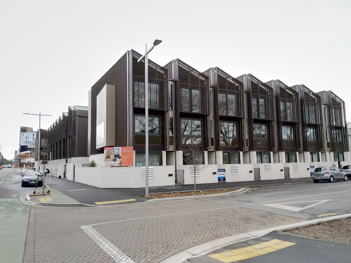 In terms of denser urbanism, there's a fair few apartments and terraced houses going in, especially on the fringes of the city centre. Some of them had great car-free alleyways for their front doors (6/15)