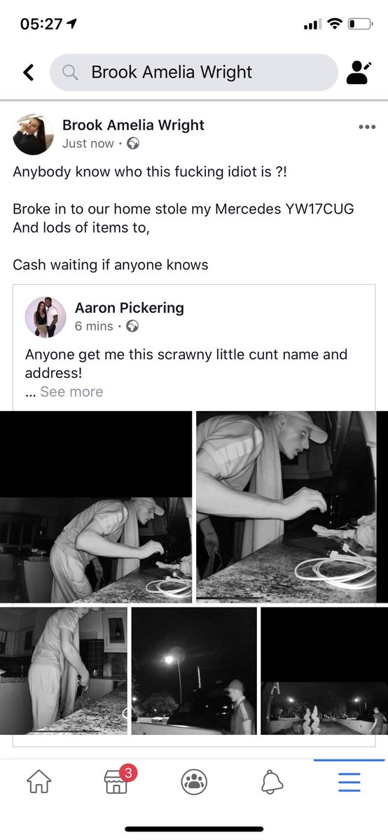 BrookWright_'s tweet photo. Any one know who this fucking scumbag is ?! 
Broke into our home stole lods of items including my Mercedes yw17cug  

Cash waiting if anyone knows 
Please share https://t.co/5lPYIAUtA5