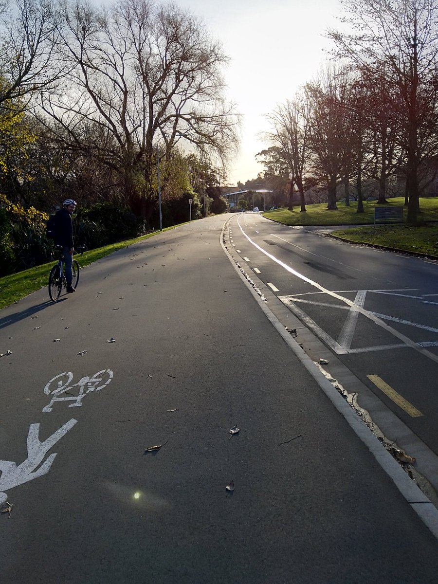 They have painted cycleways, protected cycleways, wide shared paths through beautiful parks, you name it! (8/15)