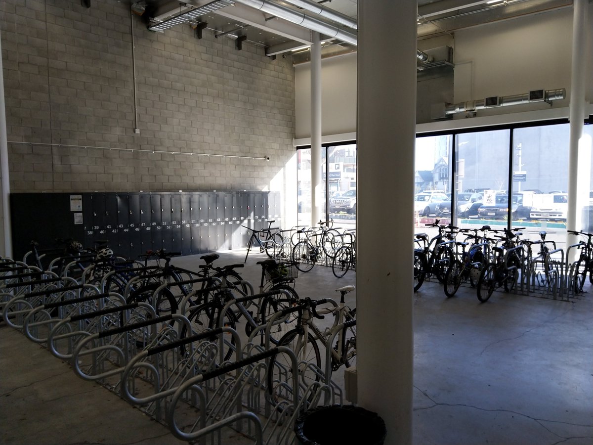 And the bike parking made me feel like I'm in the Netherlands. Seriously, check out these sweet endless bike racks at the uni, these double-height racks at the bus station, and these covered parks in a central parking building! (10/15)