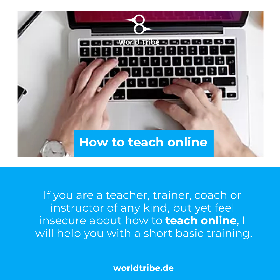 WorldTribe1's tweet photo. What do we need to know first and how can we develop our own strategy? Which tools are useful for teaching? How do we deal with students? What are the differences between on- and offline teaching?

https://t.co/GxLNx9b9mE

#onlineteaching #onlineberatung #onlineunterricht https://t.co/UMbChLsoFs