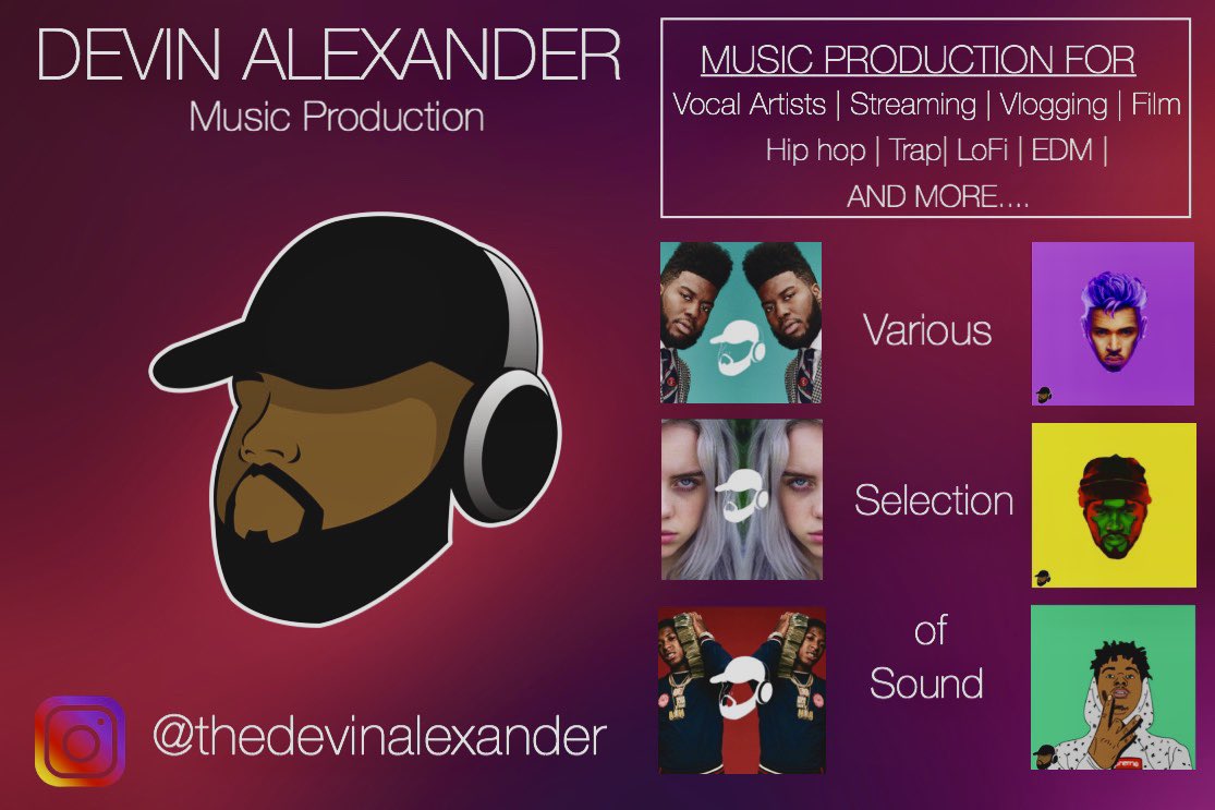 devinalexanderg's tweet photo. Share around! I thank you for the love and support in advance!💯

• BEATSTARS • 💰Shop for Music 
https://t.co/gkfS1AlTRN

• YOUTUBE • 👂🏽Listen to Music
https://t.co/A4YVVSmMXY

• INSTAGRAM • ✅ Follow for Music
@thedevinalexander https://t.co/DGA0qOzNmn