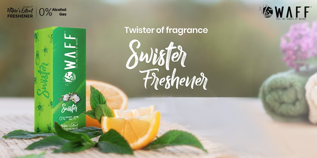 WaffProducts's tweet photo. ⚡Waff #SwisterFreshener is Here!⚡

With just one time usage in a day, it helps you to mesmerize your whole mind #body and #soul. Because of its slow dispersion spray mechanism, the #fragrance lasts longer, It's like relief #therapy.🙌

👉 https://t.co/E3pipsiCKK https://t.co/VgozPtQQFJ