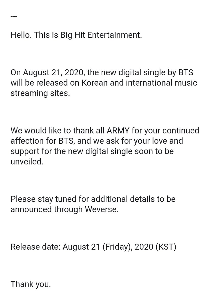 ChagiChaeb's tweet photo. Bangtan really loves Army :
1. Selca ot7
2. Vlive live and run BTS
3. Jimin Selca
4. 29 may in Tokopedia
5. 21 August new single
6. V single release

Bangtan : " Just for you ~ "
#BTSISCOMING  #ARMY https://t.co/kXPBcrkhgV