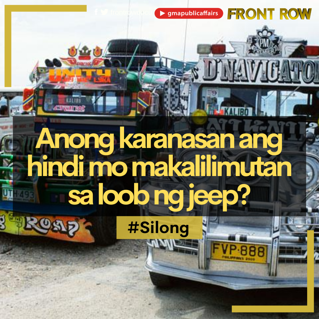 SOHDocu's tweet photo. Anong karanasan ang hindi mo makalilimutan sa loob ng jeepney? #FrontRow #Silong https://t.co/tfnEtonmmg
