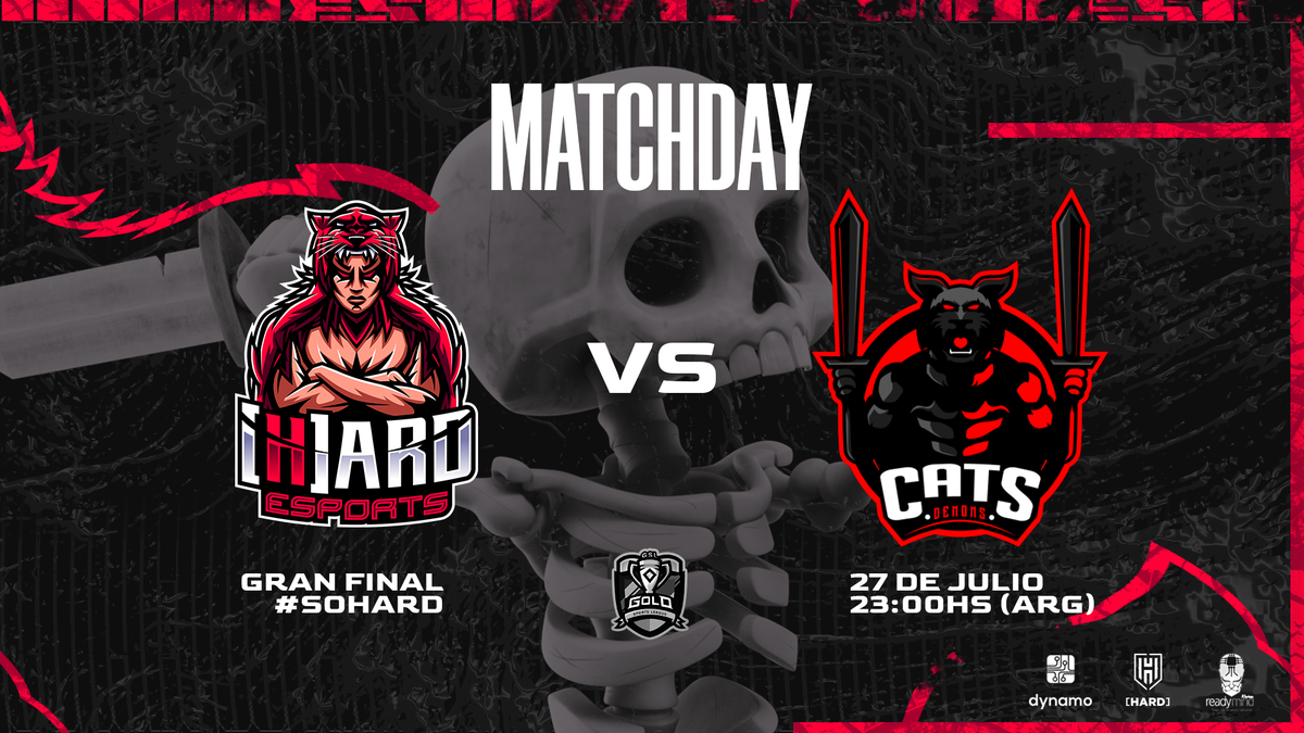 #ClashRoyale 👑 | <a href="/GSL_GG/">Gold Sports League</a> 🏆

En media hora estaremos disputando otra final. Nuevamente vamos a ser campeones y vas a poder disfrutarlo en vivo. ¡Te esperamos! 😉

🕚 23:00HS
🆚 <a href="/CatsDemons_/">CATS DEMONS</a> 
📺 bit.ly/HARD_Lemus2034

#soHard🐯