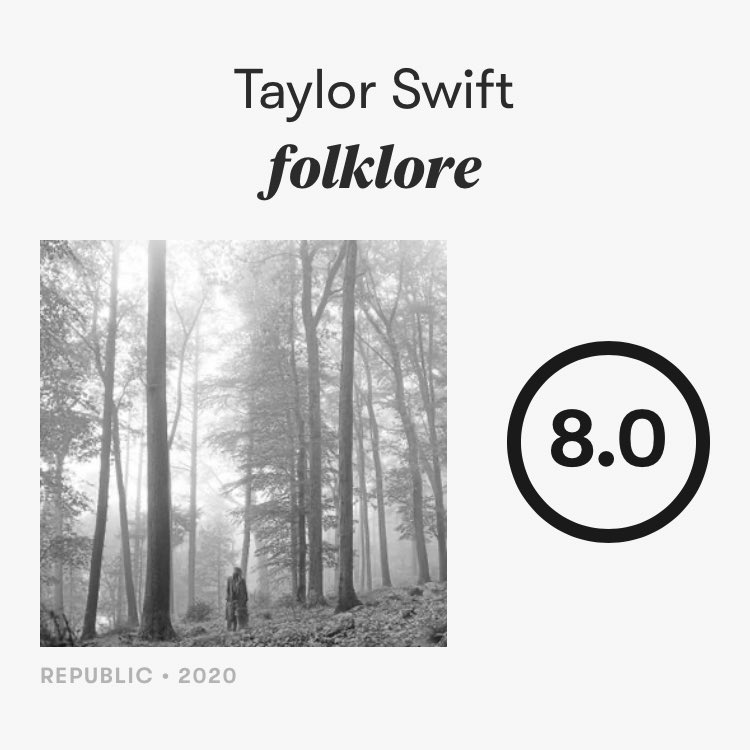 Pop Base on Twitter "Pitchfork reviews Taylor Swift's folklore with