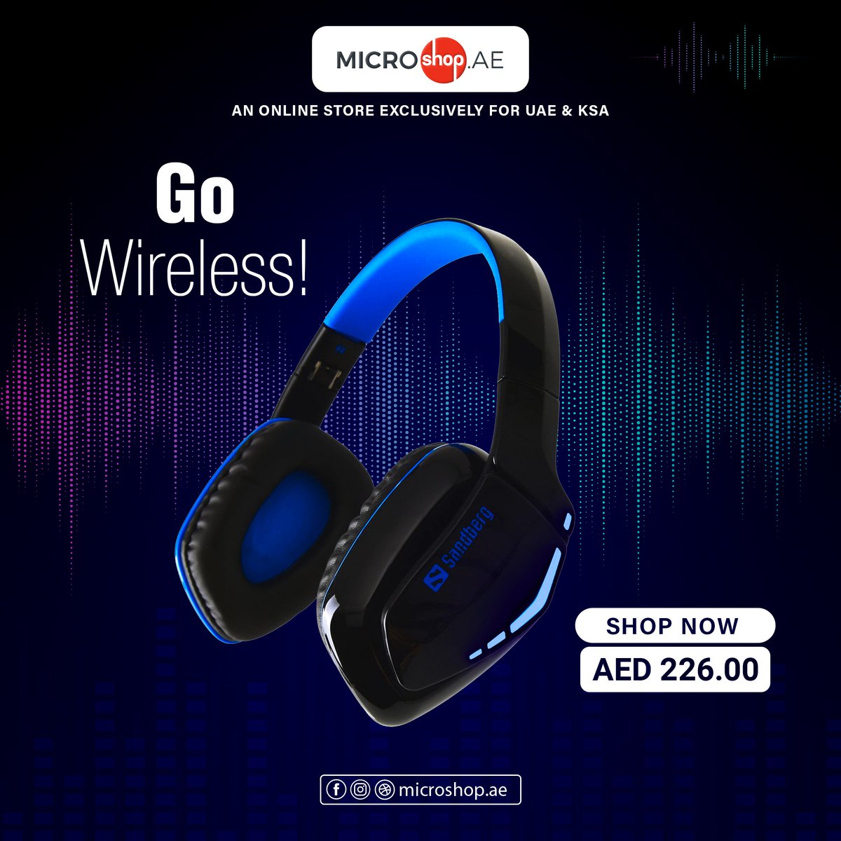 microshopae's tweet image. Explore our latest range of wireless headphones, exclusivelydesigned for a high-quality audio experience. Put your headphones on,and immerse yourself in some quality moments!
#microshop #mictoshopdubai #mictoshopksa #headphones #wirelessheadphones#qualitysoundexperience