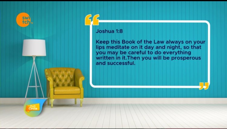 switchtvkenya's tweet photo. Scripture of the day
#fullcirclewithJoyce #keepingitswitch https://t.co/2zbVObdLOw