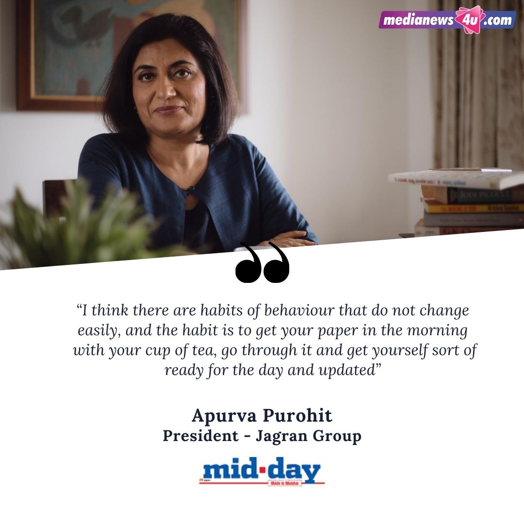 medianews4u's tweet photo. I have been working for 30 years in the media industry and I think after the first decade of me being there I was hearing about newspapers dying says @apurva_purohit of #JagranGroup @mid_day #MadeInMumbai #ENewspaper
@kkalpu @yohanpchawla @Umanathv
https://t.co/rDIPCjq7Dx https://t.co/TE40RcwE4z