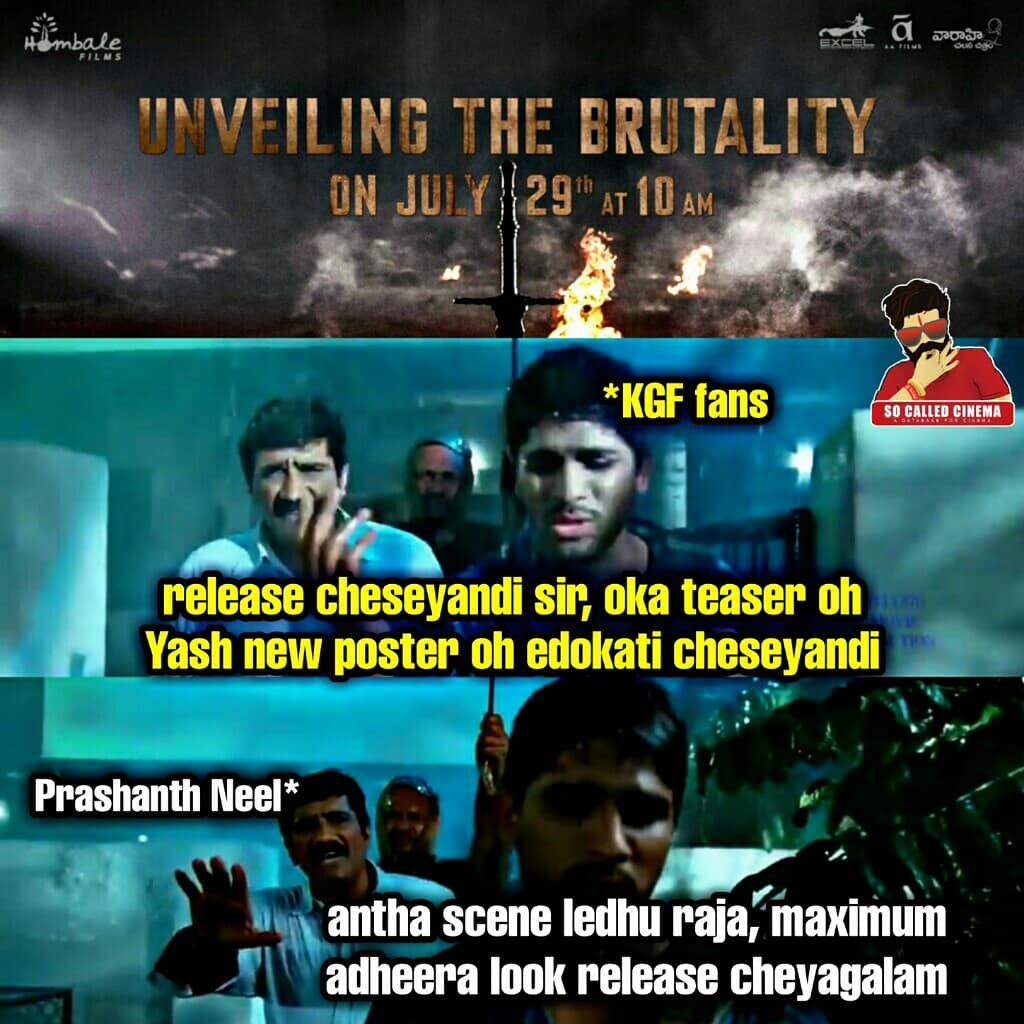 socalledcinemaa's tweet image. Anthakante ekkuva expect cheyandi Amma..!! #KgfChapter2Update #KGFChapter2
#Adheera #Yash #PrashanthNeel #KGF #SoCalledCinema