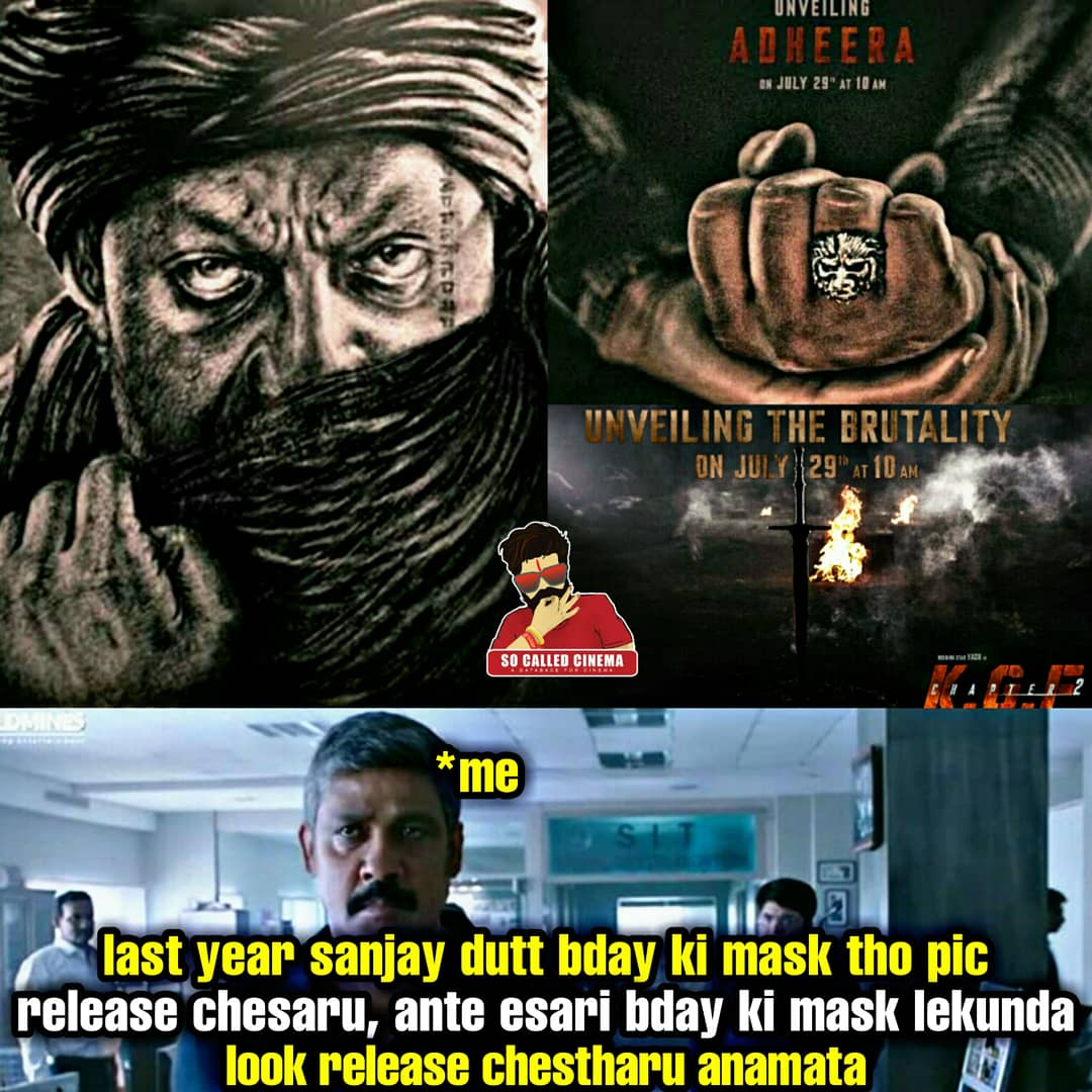 socalledcinemaa's tweet image. Anthakante ekkuva expect cheyandi Amma..!! #KgfChapter2Update #KGFChapter2
#Adheera #Yash #PrashanthNeel #KGF #SoCalledCinema