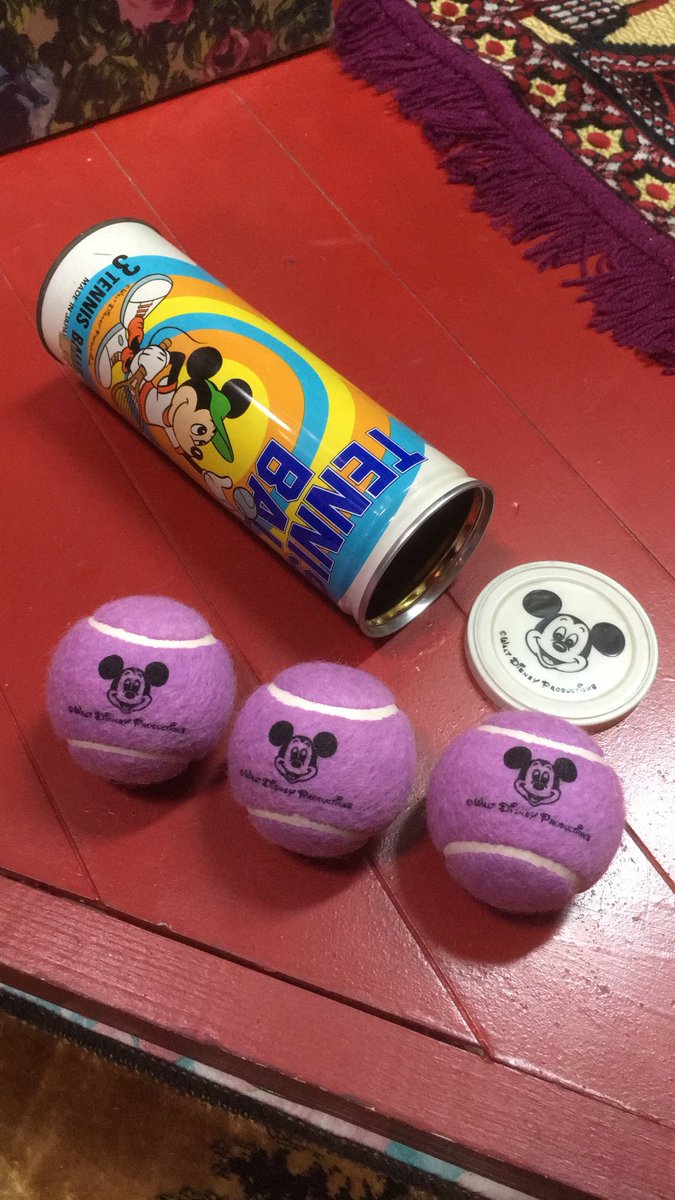奇貨屋白昼夢 Auf Twitter ディズニー ミッキーマウスのテニスボールです ミッキーの顔が記された紫のテニスボールが3個入っています マイボールに是非です 缶に傷みありますが 未使用品です お値段1000円です 次のお休みは30日木曜日です