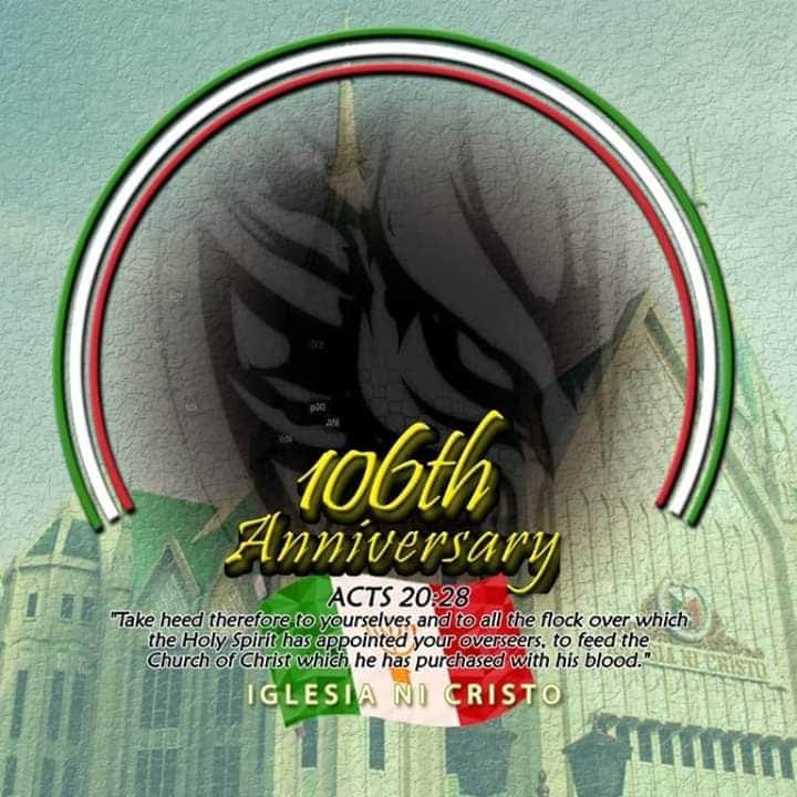 PurplePeeeP's tweet photo. HAPPY 106TH ANNIVERSARY TO ALL THE BRETHREN โฅ๏ธ๐๐
#IglesiaNiCristo
#Happy106thAnniversary
#106thanniversary https://t.co/vMyaXMsoEr