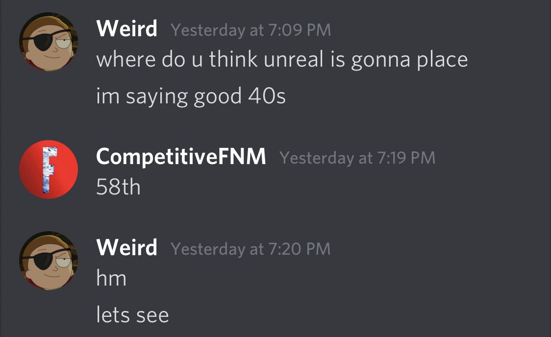 CompetitiveFNM's tweet photo. Side note.... https://t.co/D0fWO0e1FV